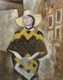 Untitled by Sydney Horne Shepherd, oil on canvas, sold Oct 2023