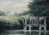 Prior Park, Bath by Felix Kelly, oil on board, sold Oct 2023