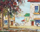 Untitled by Cecil Rochfort D'Oyly-John, oil on board, sold Oct 2023