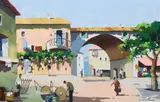Untitled by Cecil Rochfort D'Oyly-John, oil on board, sold Oct 2023