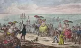 ‘’Morning Promenade upon the Cliff by James Gillray, print (other), sold Oct 2023