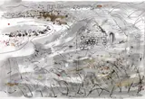 Moyrus, Connemara by John Piper, ink, sold Oct 2023