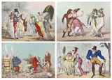 ‘’Les Invisibles’’ and ‘’La Wales by James Gillray, 1810, print (other), sold Oct 2023