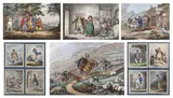 A complete set of seven etchings relating to the weather - ‘’ by James Gillray, 1808, print (other), sold Oct 2023