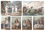 ‘’The Graces in a high wind by James Gillray, 1810, print (other), sold Oct 2023