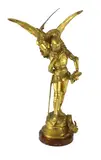 A gilt patinated bronze by Emmanuel Frémiet, bronze, sold Oct 2023