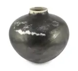 A large hand built and burnished earthenware vase by Gabriele Koch, sculpture, sold Oct 2023