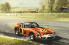 Ferrari 250 GTO by Dion Pears, oil on canvas, sold Oct 2023