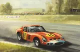 Ferrari 250 GTO by Dion Pears, oil on canvas, sold Oct 2023
