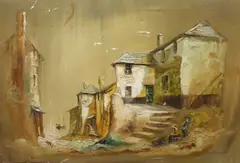 Impasto by Jack R. Mould, oil on canvas, sold Aug 2023