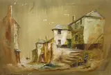 Impasto by Jack R. Mould, oil on canvas, sold Aug 2023
