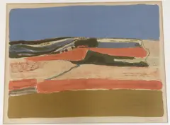 Colour screenprint by Henryk Hayden, screenprint, sold Aug 2023