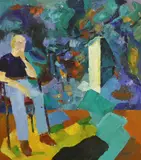 Impasto by Brian Banks, oil on canvas, sold Aug 2023