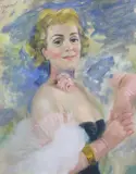 Portrait of a young woman by John Strevens, oil on canvas, offered Aug 2023