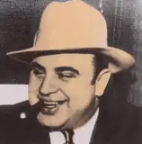 Al Capone by Steve Kaufman, screenprint, sold Aug 2023