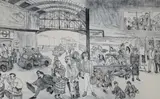 Paddington by Chris Orr, 1986, etching, sold Aug 2023