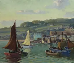 Untitled by Bernard Ninnes, oil on canvas, sold Jul 2023