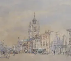 Untitled by Henry Rushbury, watercolour, sold Jul 2023