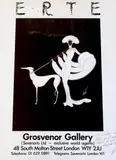 Erte Exhibition Grosvenor Gallery by Romain de Tirtoff Erte, lithograph, sold Jul 2023
