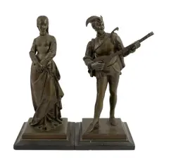 Untitled by Paul Dubois, bronze, sold Jul 2023