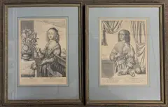 The Four Seasons by Wenceslaus Hollar, 1641, print (other), sold Nov 2023