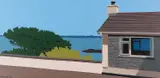 Over the Bay by Sean Scott, Acrylic on board, sold Nov 2023