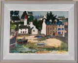 Aber Wrac'h - Saint Antoine by Jeremy King, Oil on board, sold Nov 2023