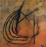 A Study by Lesley Doswell, Acrylic on canvas, sold Nov 2023
