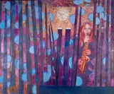 Sometime - Somewhere by Margaret Dean, 2020, Acrylic on canvas, sold Nov 2023