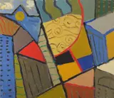 Untitled by Kanwaldeep Singh Kang, Oil on canvas, sold Nov 2023