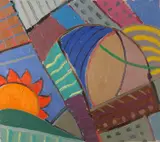 Untitled by Kanwaldeep Singh Kang, Oil on canvas, sold Nov 2023