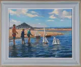 Grandfather's Toys by Geoffrey Huband, Oil on canvas, sold Nov 2023