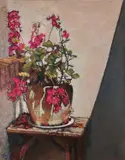 Summers End by Margaret Dean, 2022, Oil on board, sold Nov 2023