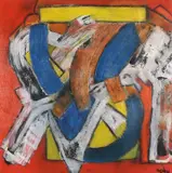 Rush Hour by Lesley Doswell, 2022, Acrylic on canvas, sold Nov 2023