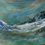 New Wave by Darren Paul Clarke, oil on canvas, offered Nov 2023