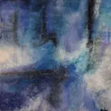 Obscured by Lesley Doswell, Acrylic on canvas, sold Nov 2023