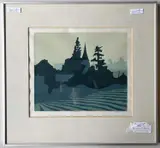 Rattlesden, Suffolk by Edward J.Wilson, print, sold Nov 2023