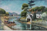 Helford Creek by Jeremy King, Lithograph, sold Nov 2023