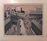 The Big Match by Mackenzie Thorpe, print, sold Nov 2023