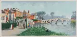 Richmond Bridge by Jeremy King, lithograph, offered Nov 2023