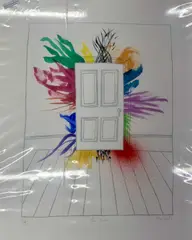 The Studio by Patrick Hughes, lithograph, offered Nov 2023