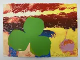 Untitled screenprint by Albert Irvin, screenprint, sold Nov 2023