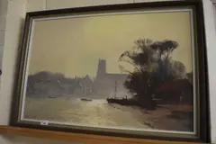 Beccles by Marcus Ford, oil on canvas, sold Oct 2023