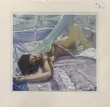 Chiffon X by Krys Leach, oil on canvas, sold Oct 2023