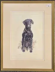 Bubbles by John Paley, watercolour, offered Oct 2023