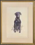 Bubbles by John Paley, watercolour, offered Oct 2023
