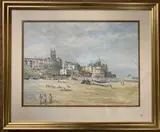 Cromer from the east by F.W. Porter, watercolour and ink, sold Oct 2023