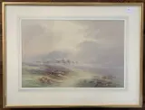 Loch Shiel by Charles Edward Brittan, watercolour, offered Oct 2023