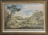 'A View of the Country near the River Arno in the Golfolina by Giuseppe Zocchi, engraving, sold Oct 2023