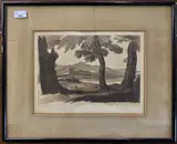 After Claude Lorrain by Frederick Christian Lewis, print, sold Oct 2023